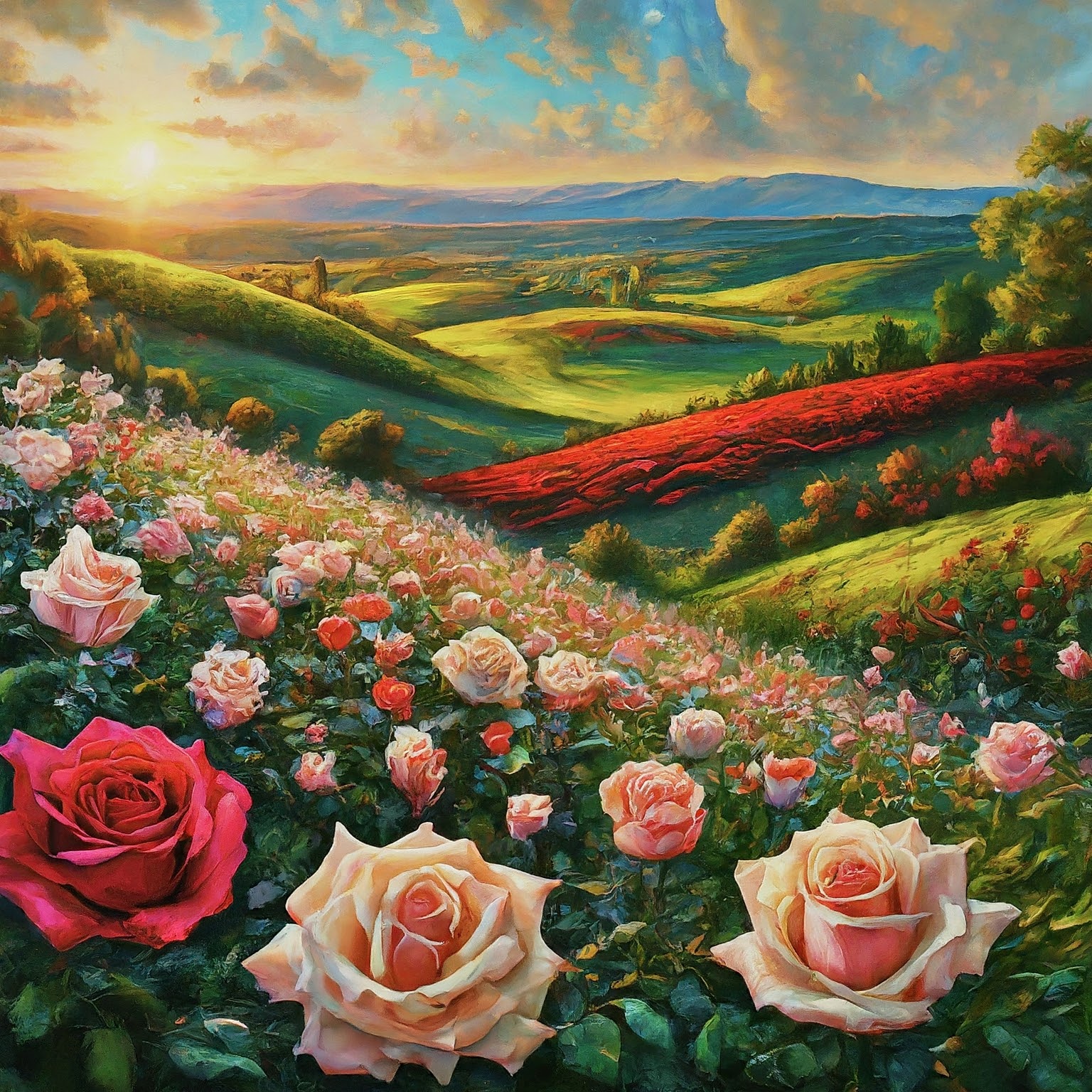 a-tapestry-of-roses-sunlight-bathes-a-landscape-in-bloom